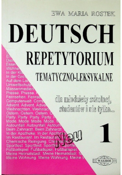 Deutsch repetytorium tematyczno - leksykalne Część 1