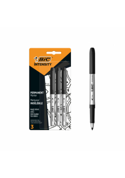 Marker czarny BIC Intensity Permanent Fine 1.8mm 3szt.