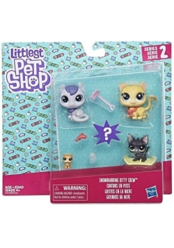 Littlest Pet Shop Kocia Drużyna Snowbordowa
