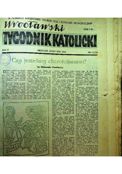 Wrocławski Tygodnik Katolicki Nr 1 do 52 / 55