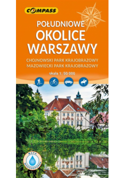 Mapa - Południowe okolice Warszawy 1:50 000