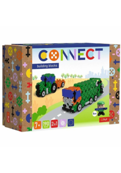 Klocki Connect - Śmieciarka / Traktor M TREFL