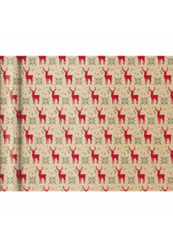 Papier ozdobny Red reindeer