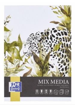 Blok artystyczny A5/50K mix media 225g klejony