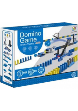 Gra domino tor przeszkód z kulką