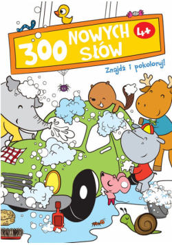 300 nowych słów Znajdź i pokoloruj 4+ biała