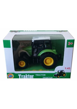 Traktor metalowy z kierowcą 1:43
