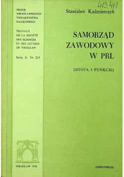 Samorząd Zawodowy w PRL