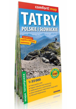 Tatry Polskie i Słowackie mapa turystyczna 1:55 000