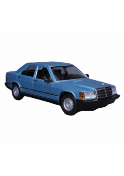 Bburago Model Mercedes-Benz 190E Blue 1:24