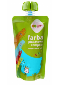 Farba tempera 100ml turkusowa HAPPY COLOR
