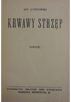 Krwawy Strzęp, 1927r.