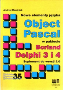 Object Pascal w pakiecie Borland Delphi 3 i 4