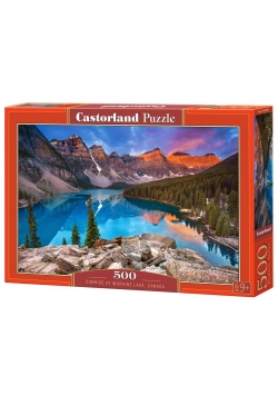 Puzzle 500 Sunrise at Moraine Lake, Canada CASTOR