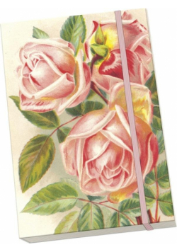 Notatnik ozdobny A5 STNOTE 123 Różowe róże
