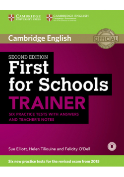 First for Schools Trainer Six Practice Tests with answers