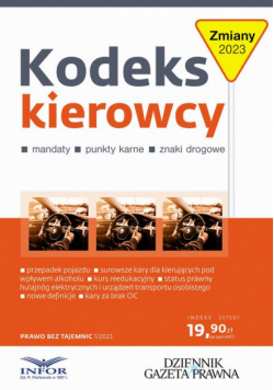 Kodeks Kierowcy Zmiany 2023