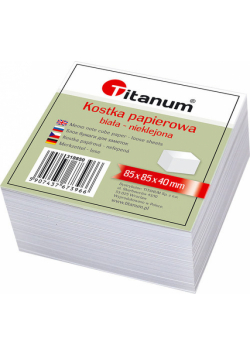 Kostka Titanum Biała N/k Mała