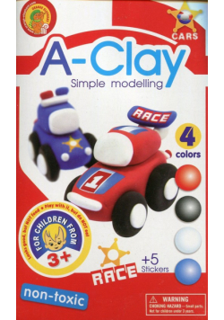 Modelina A-Clay Samochodzik