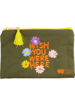 Kosmetyczka z haftem BLOOM-Boho Happy Color