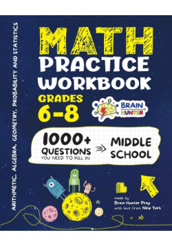 Math Practice Workbook Grades 6-8