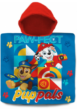 Poncho kąpielowe Paw Patrol 120x60 cm PW19924