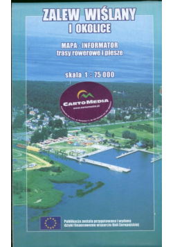 Zalew Wiślany i okolice pol-ang-niem Mapa 1:75 000