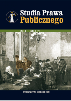Wojtczak Krystyna (red.) - Studia Prawa Publicznego 3/2014