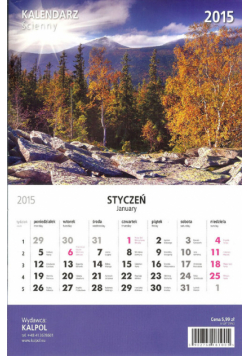 Kalendarz 2015 Ścienny