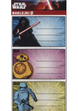 Naklejki na zeszyty Star Wars