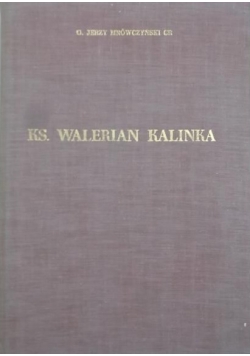 Ks. Walerian Kalinka. Życie i działalność