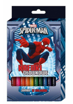 Kredki ołówkowe JumboSpider-Man 12 kolorów