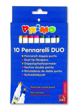 Flamastry Primo Duo 10 kolorów