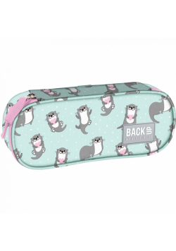 Piórnik Backup zakochane wydry PB6A12