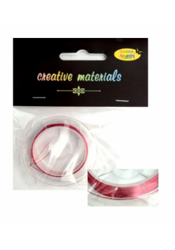 Drut miedziany 0.3mm 10mb czerwony