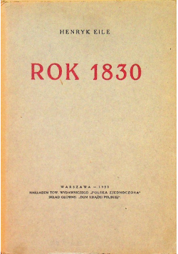 ROK 1830 1930 r.