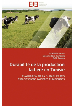 Durabilité de la production laitière en tunisie