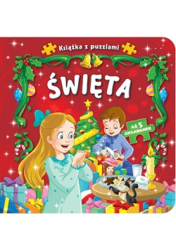 Książka z puzzlami. Święta