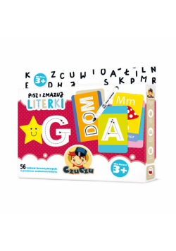 CzuCzu Pisz i zmazuj Literki 3+