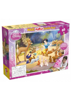 Puzzle dwustronne maxi Królewna Śnieżka 60