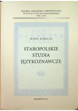 Staropolskie Studia Językoznawcze