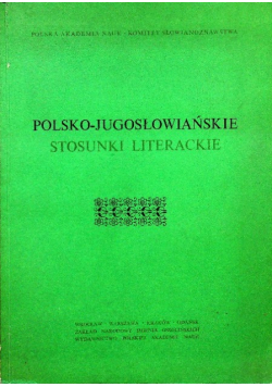 Polsko jugosłowiańskie stosunki literackie