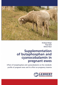 Supplementation of butaphosphan and cyanocobalamin in pregnant ewes