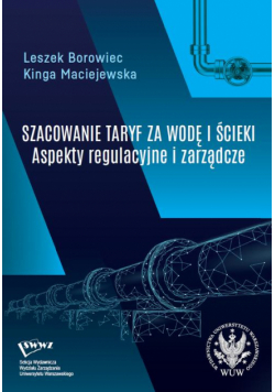 Szacowanie taryf za wodę i ścieki