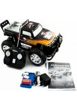 Samochód Amphibious zdalnie sterowany 1:10 czarny