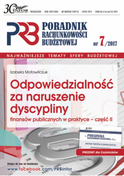Odpowiedzialnosć za naruszenie dyscypliny finansów publicznych w praktyce część 2
