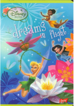 Zeszyt A5 Disney Wróżki w kratkę 16 kartek dreams in flight