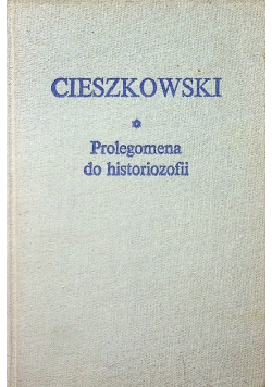 Prolegomena do historiozofii