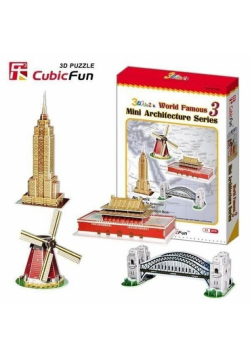 Puzzle 3D Mini Architektura Seria 3