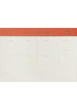 Notatnik na biurko Chili - Weekly Agenda